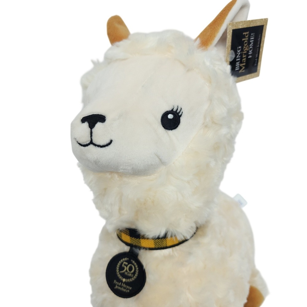 Marigold the Alpaca Plush Fred Meyer Jewelers 50th‎ Anniversary RBI Stuffed